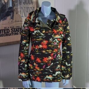 Y2K Hurley Polynesian Rain Jacket